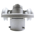 Revolving Truck Double Pulley 1 3/8x22 White S60535