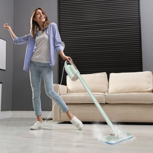 1200W Steam Mop & Detachable Handheld Cleaner with 11 Accessories & 2 Pads J5807