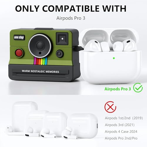 Black Silicone Airpods 4 Case with Keychain H98293