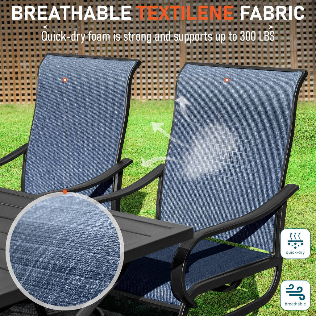 9 Piece Outdoor Patio Dining Set W250