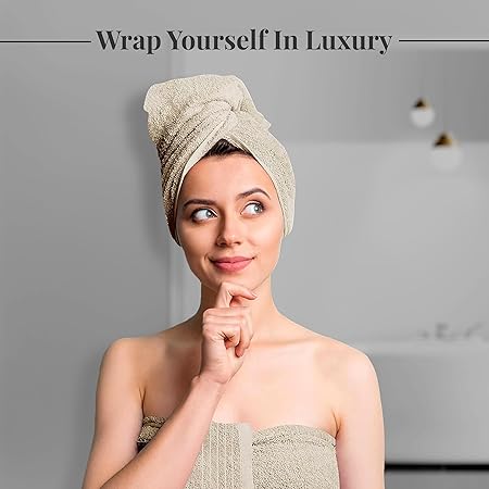 Pack of 4 Extra Large 100% Cotton Bath Towels E935372