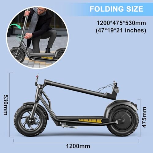 12" 36V 15Ah 500W Folding Electric Scooter N208