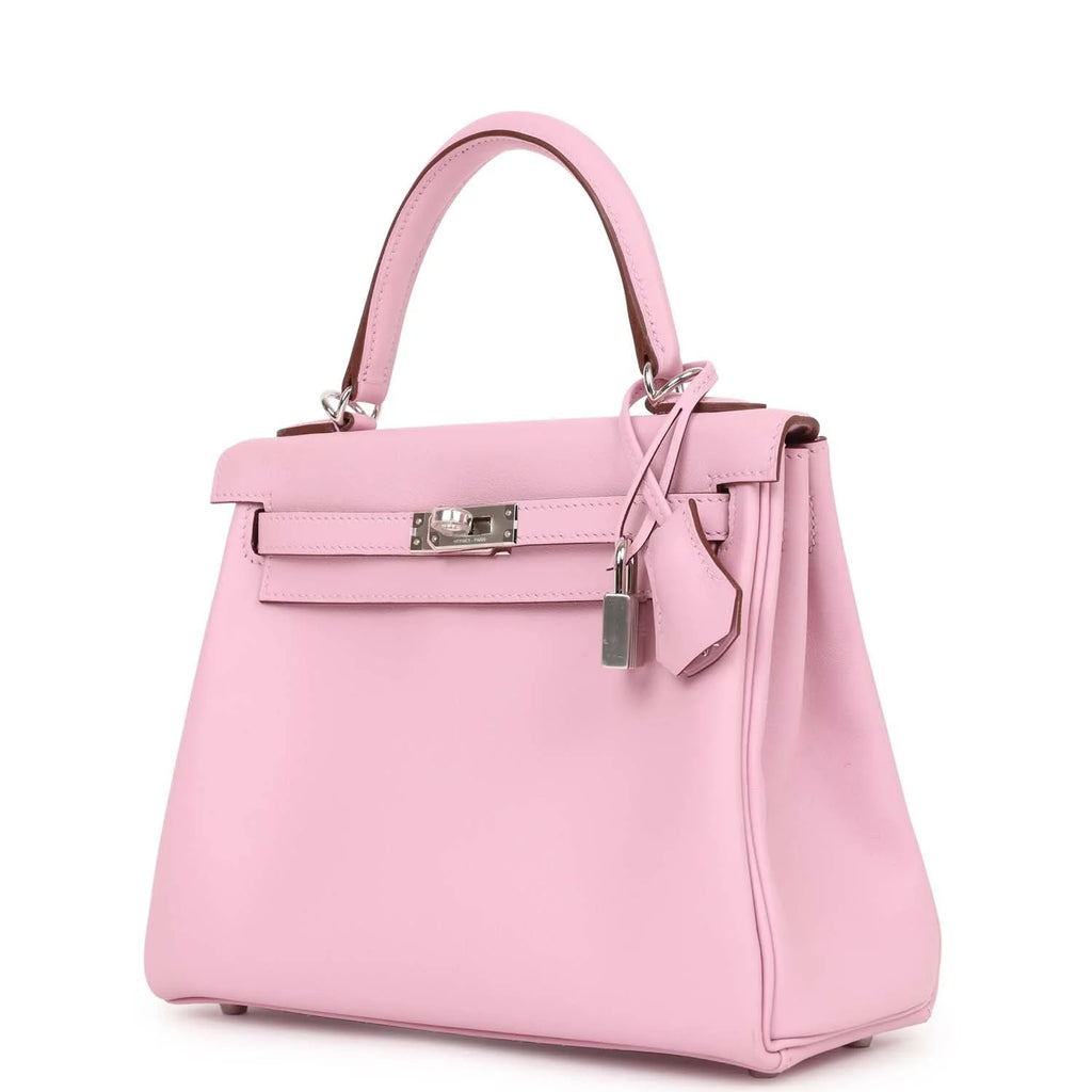 Mauve Sylvestre Swift Palladium Hardware Handbag Y4581