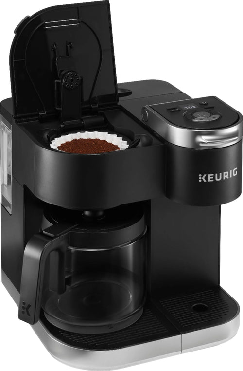 12-Cup Coffee Maker and Single Serve Brewer - Black W4262