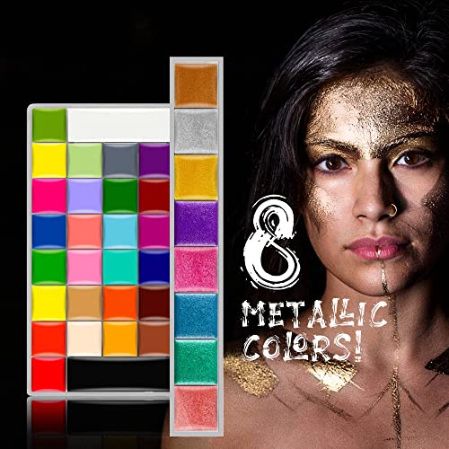 36 Colors Non-Toxic Face Paint Kit Z49635