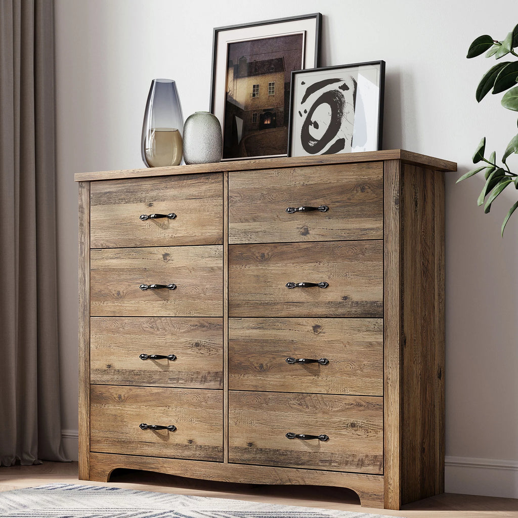 Black 5 Drawer Dresser K7005