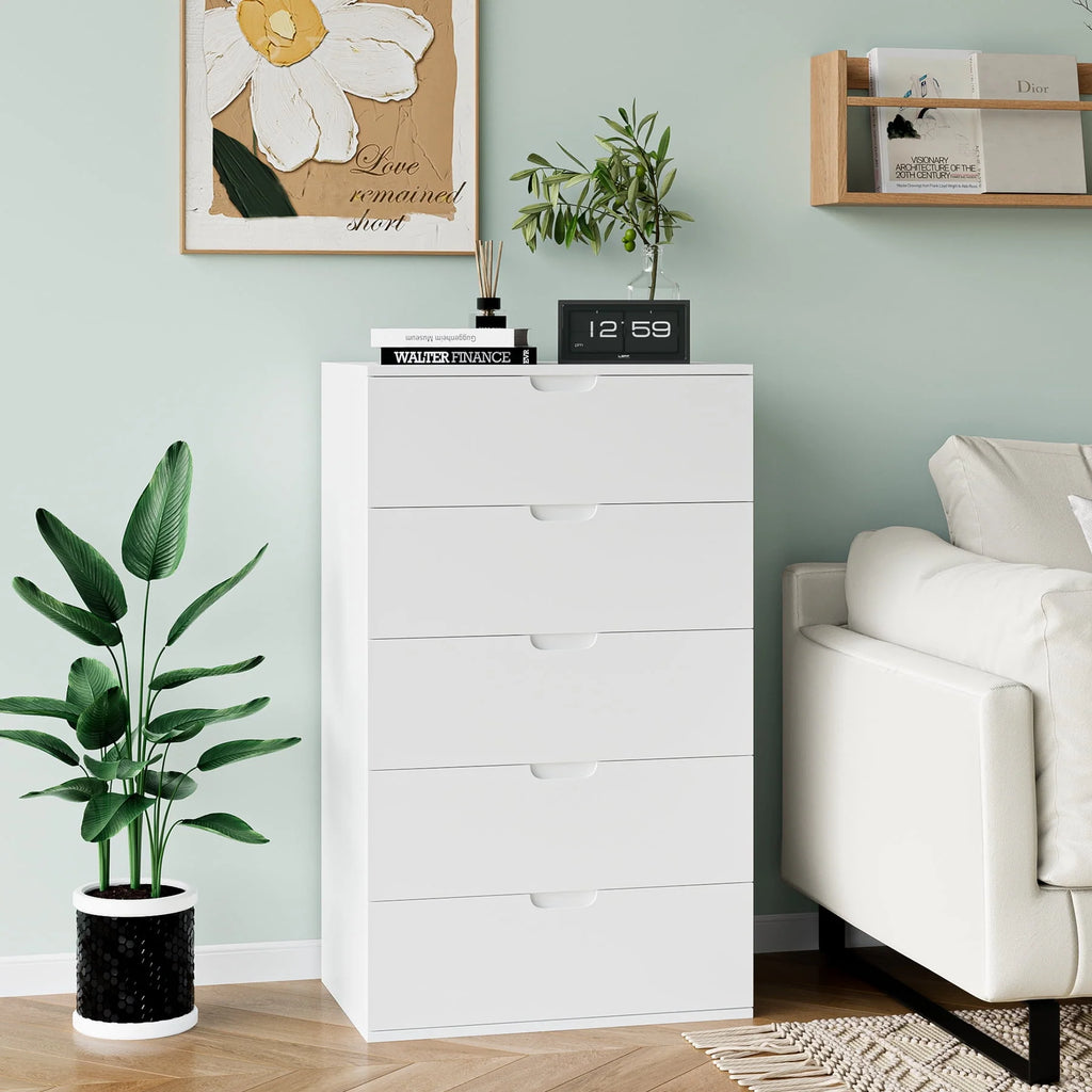 White 6 Drawer Dresser Q222992
