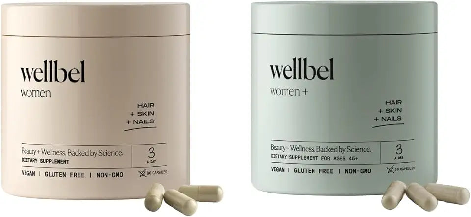 Vegan Gluten Free Non GMO Hair Skin and Nails Supplement 90 Count V614