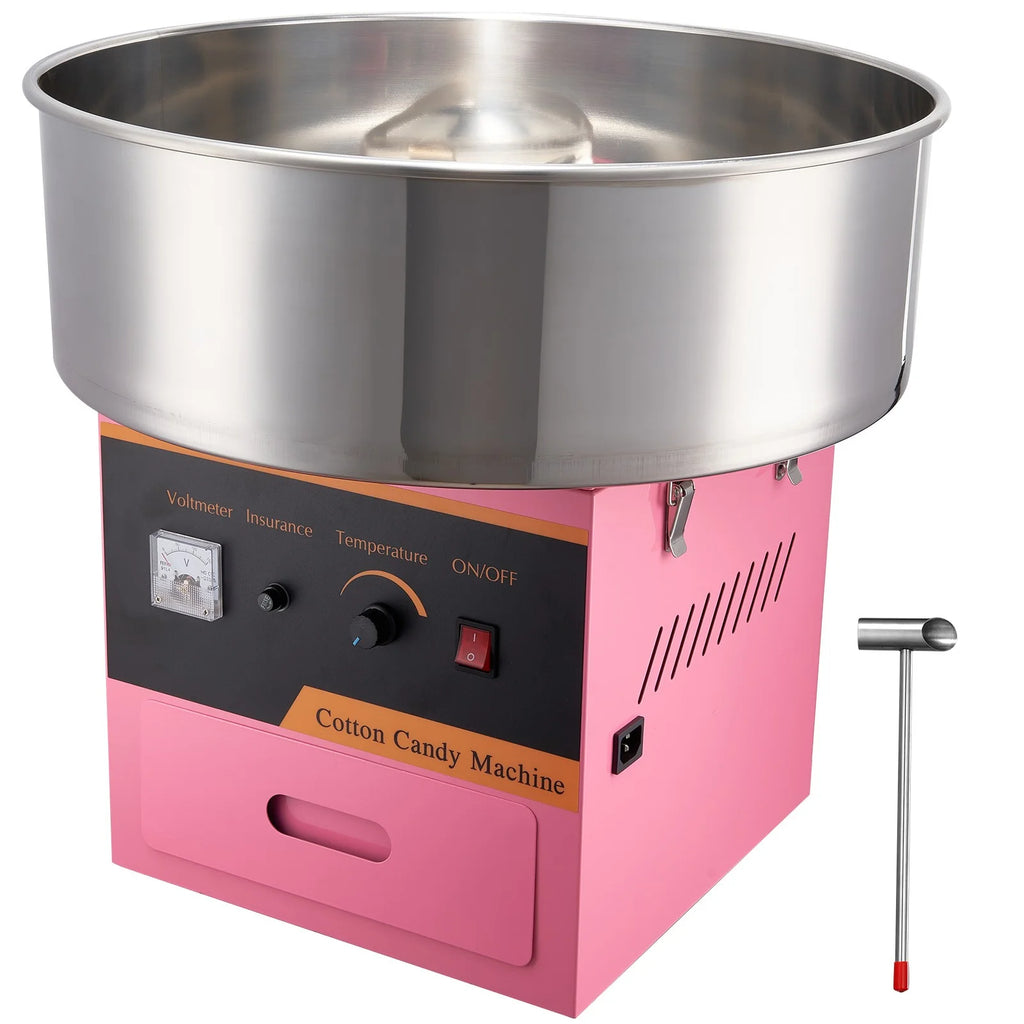 Cotton Candy Machine 21 Inch Stainless Steel Bowl Electric Candy Floss Maker U812678