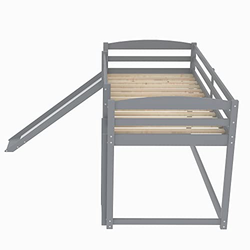 Twin-Over-Twin Bunk Bed with Trundle, Storage, USB Ports, Desk, Guardrail, White X8158
