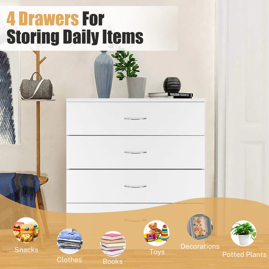 Black 4 Drawer Dresser W258385
