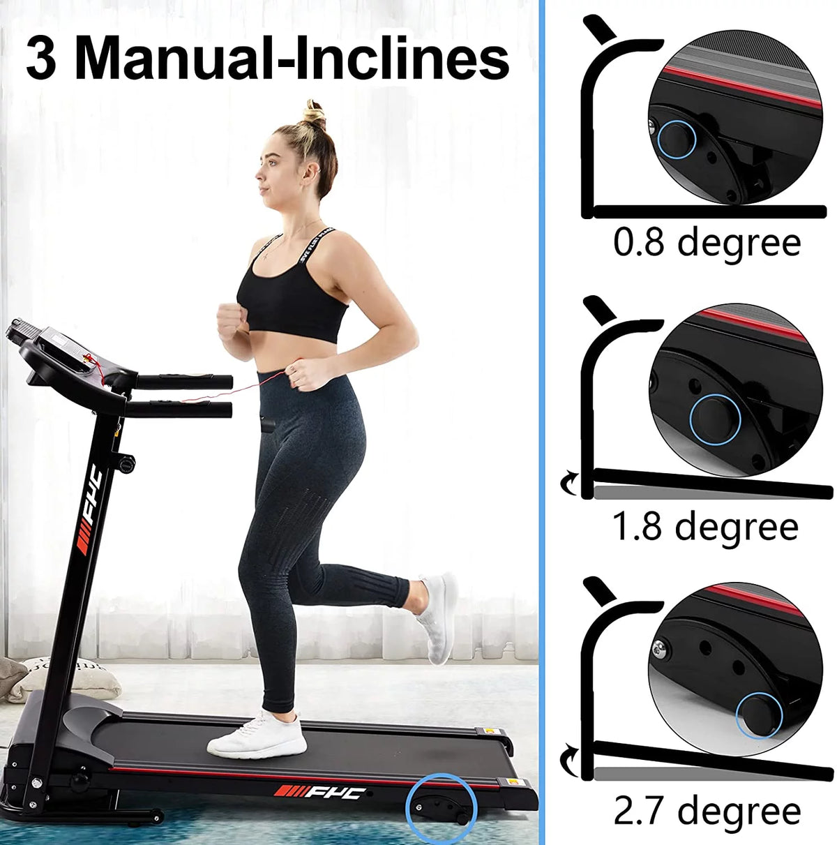 2.5HP Folding Incline Treadmill C55833