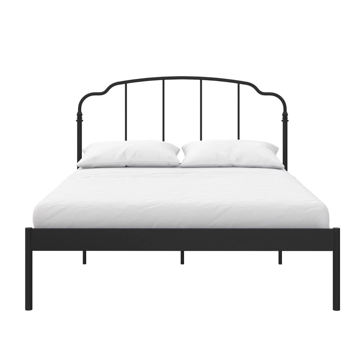Queen Black Metal Bed R48225