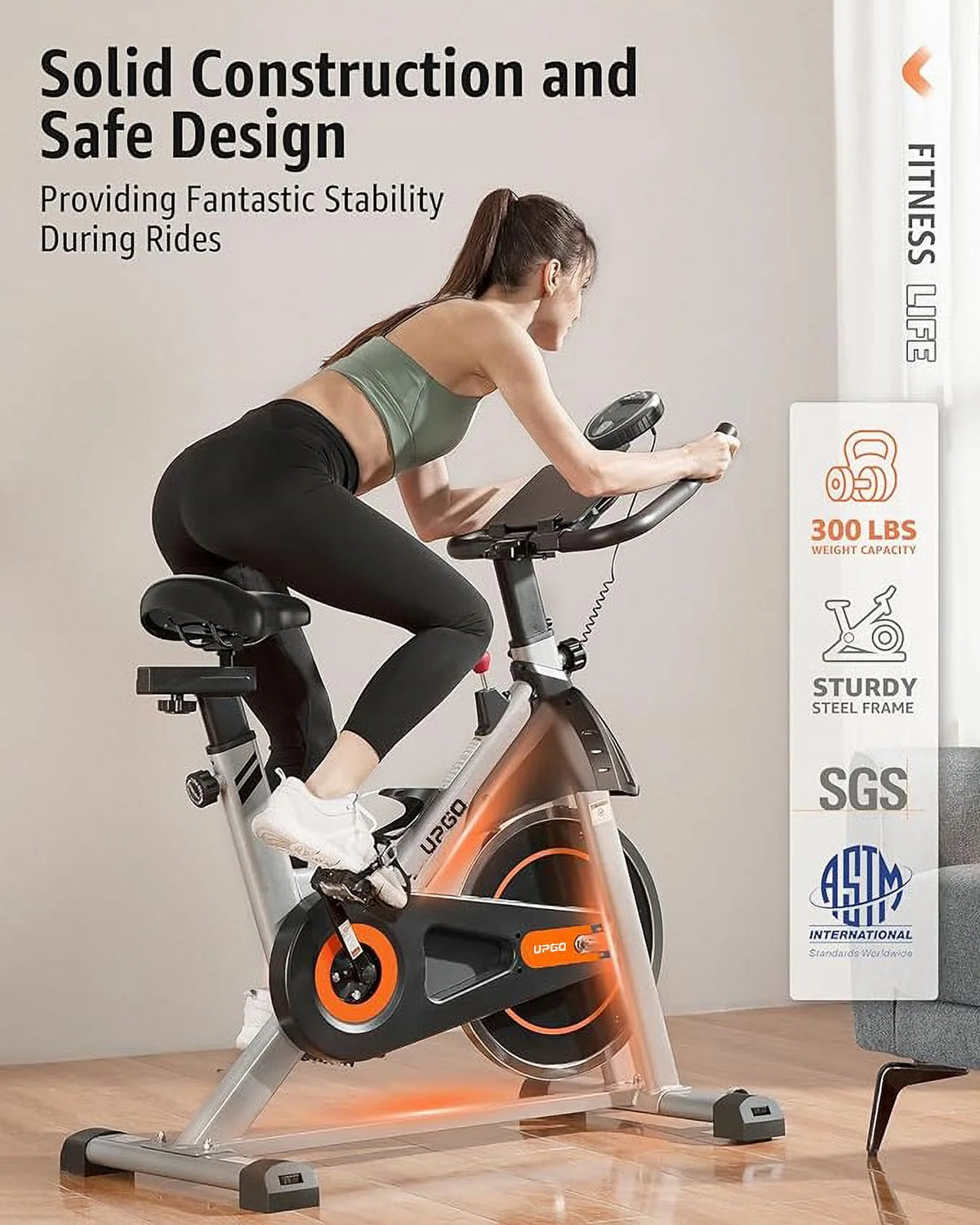 Indoor Cycling Bike with Ipad Mount C910298