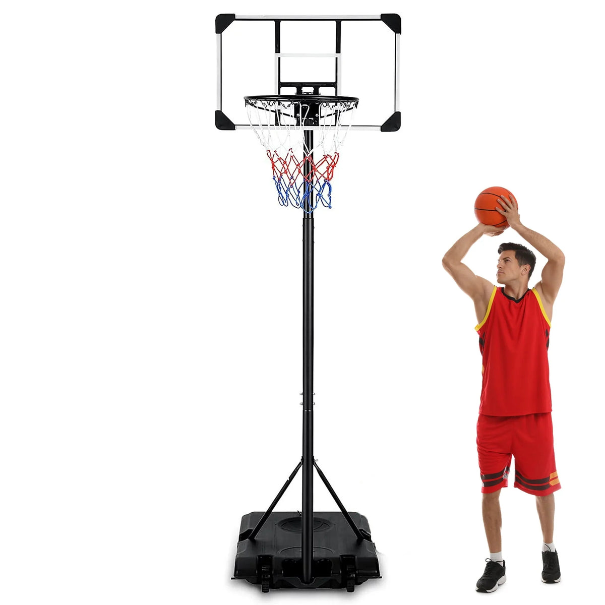 Portable PVC Basketball Hoop with Backboard U620