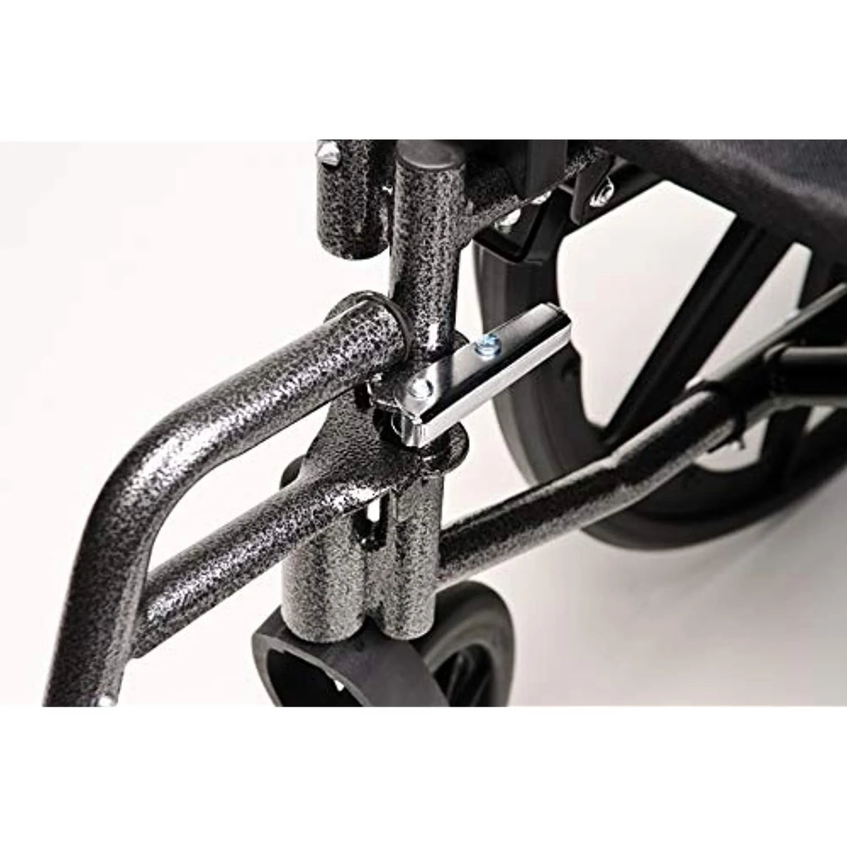 Black Flip Back Desk Arm Wheelchair with Swingaway Footrest Z2817