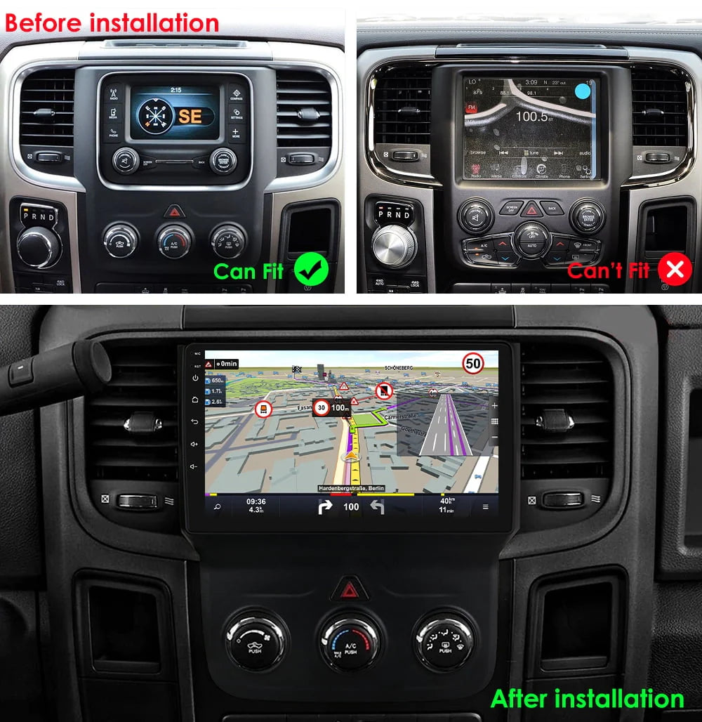 Android 12 Car Stereo GPS Navigation 2+32GB Radio Head Unit S1117