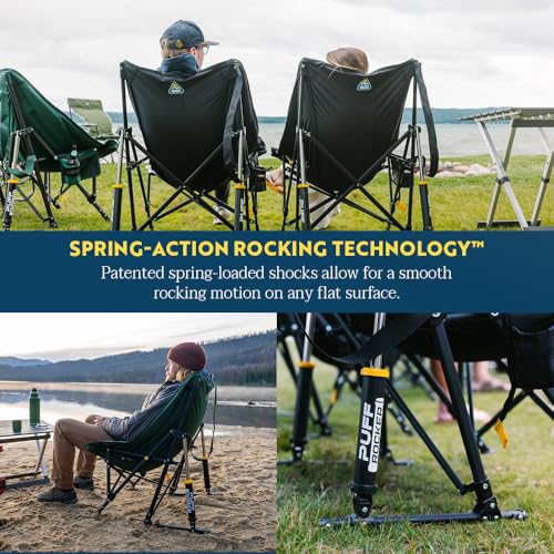 Outdoor Rocking Chair with SunShade Canopy B97284