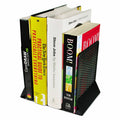Punched Metal Bookends Black K468391