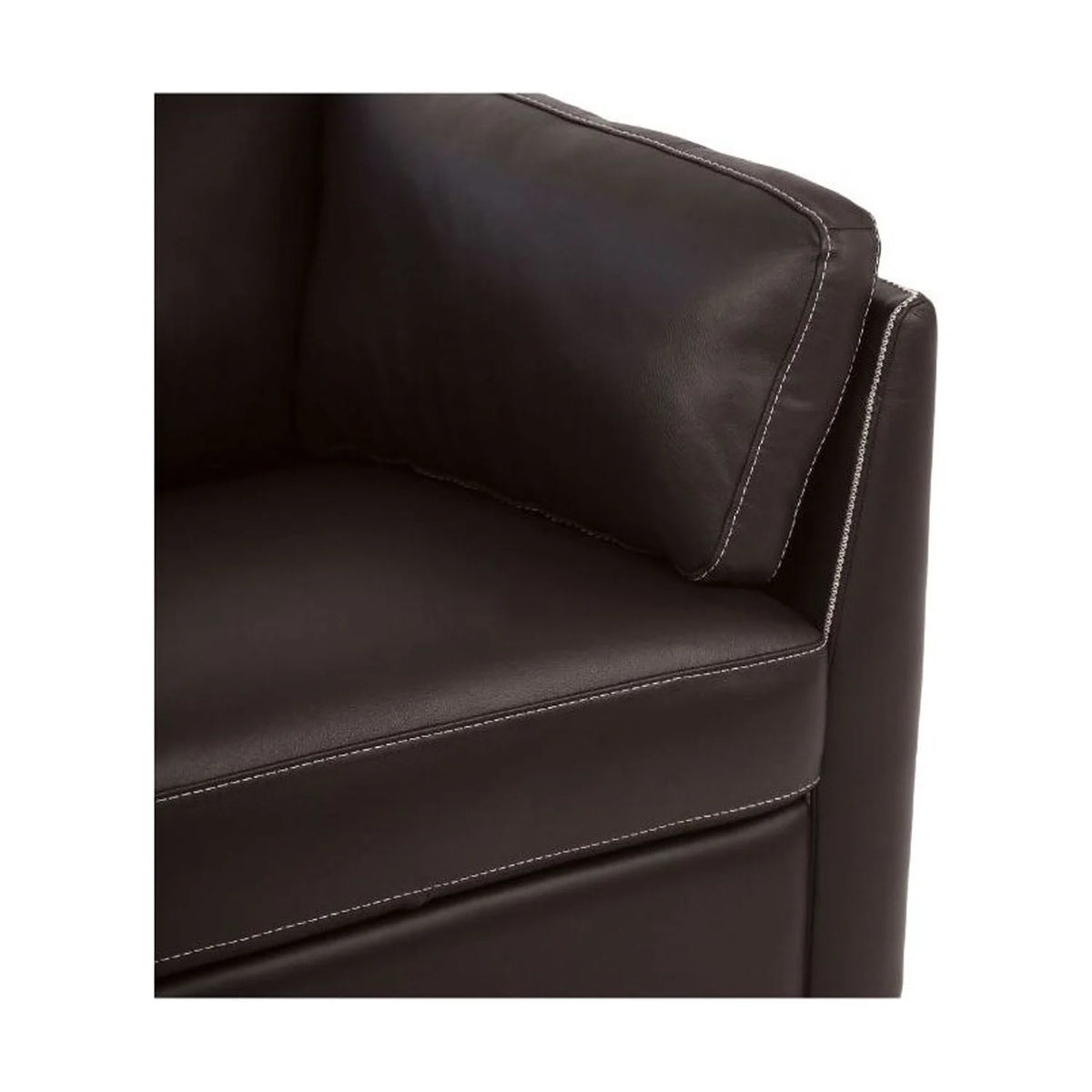 Leather Sofa in Chocolate Y489751
