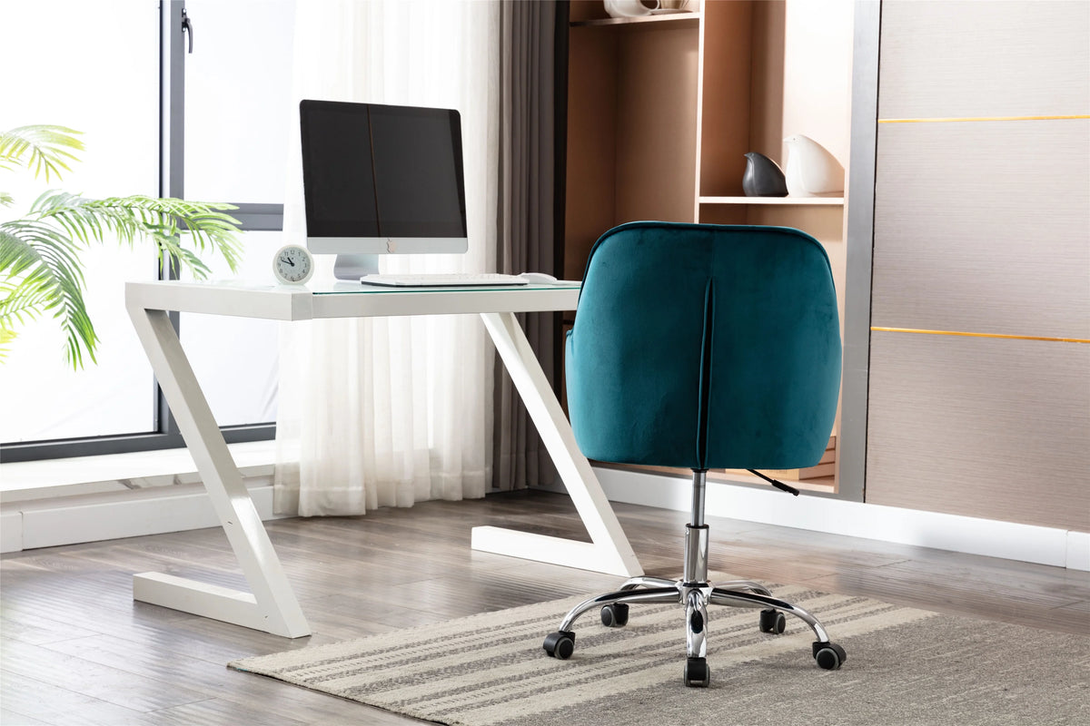 LAKE BLUE Swivel Shell Chair X125501