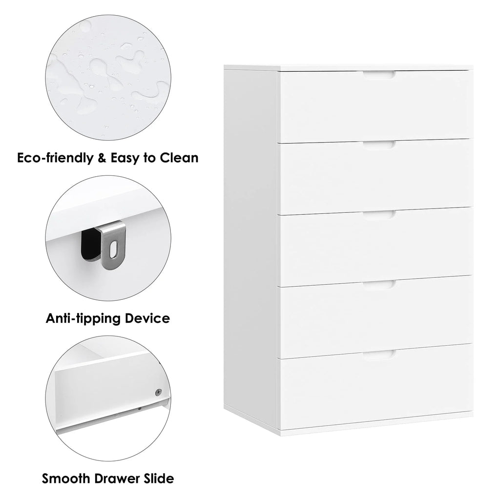 White 6 Drawer Dresser Q222992