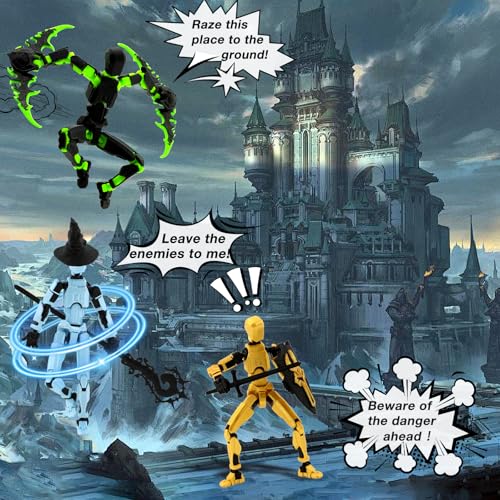 3D Printed Articulated Action Figure 5-Pack L320
