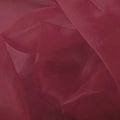 Burgundy Sheer Organza Fabric 60" Wide F423