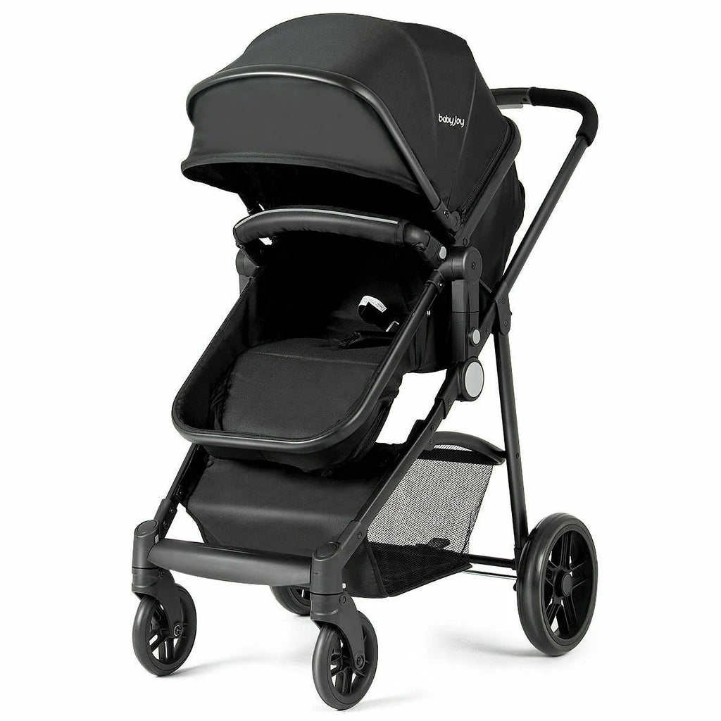 Foldable Baby Stroller Black N656727