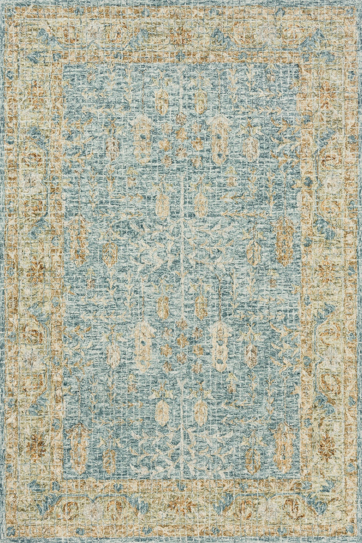 Blue Gold 9'3 x 13' Rug P360218