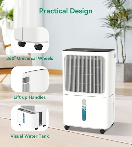2500 Sq.Ft Dehumidifier with Drain Hose 34 Pints F3321