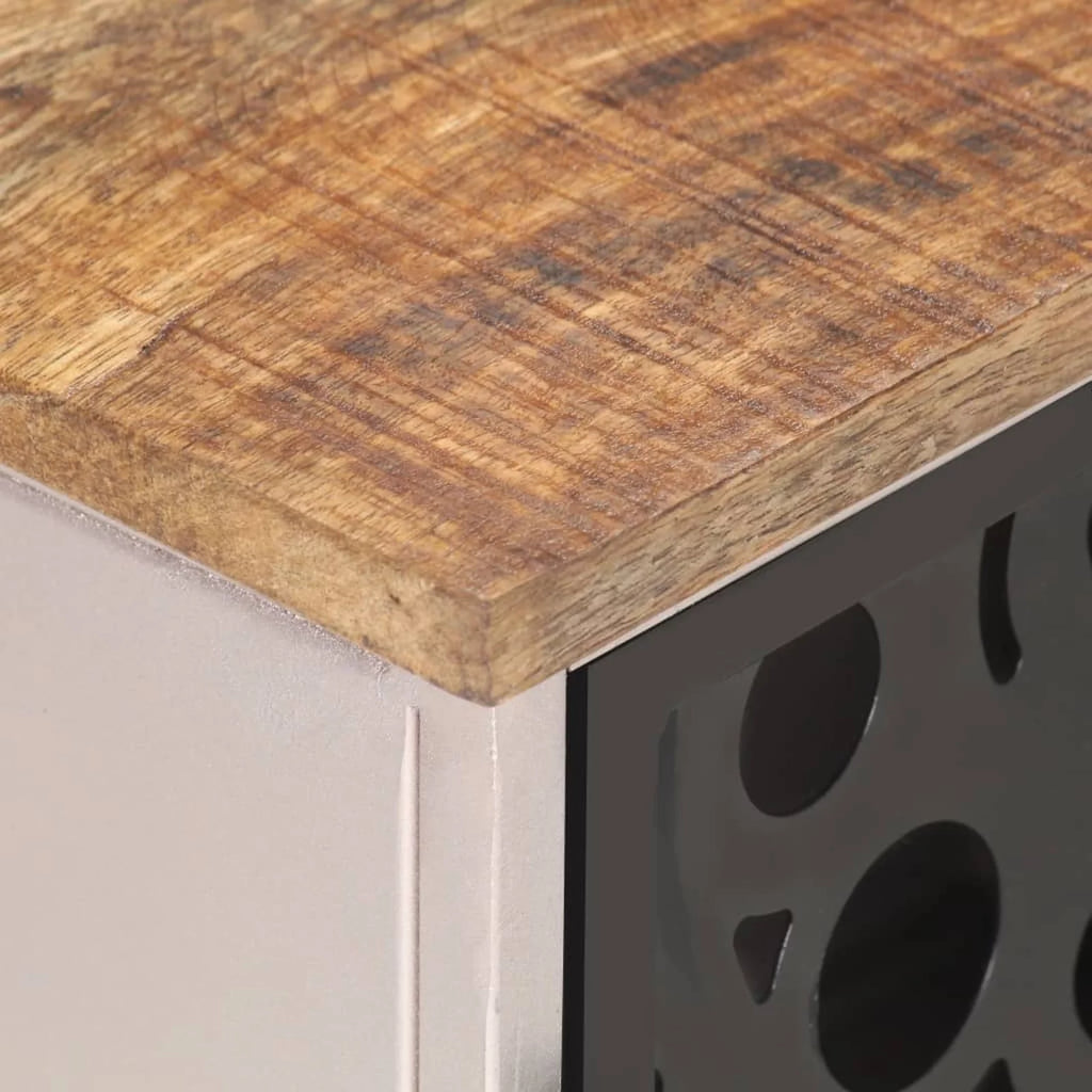 Mango Wood TV Cabinet with 2 Doors Y53978