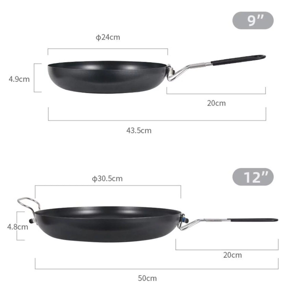 Non Stick Camping Skillet Frying Pan 9'' R8799