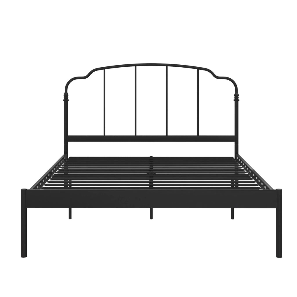 Queen Black Metal Bed R48225