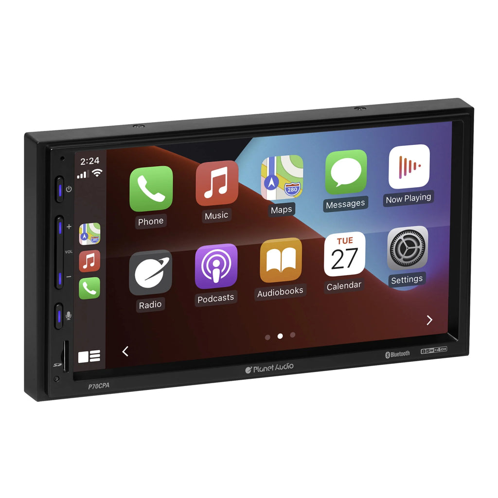 Double Din 7 Inch Touchscreen Car Stereo with Apple CarPlay Android Auto Bluetooth K968