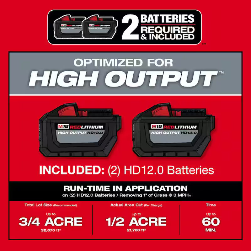 Brushless Cordless 21 in. Walk Behind Self-Propelled Mower with Battery, Charger & Blower N77275