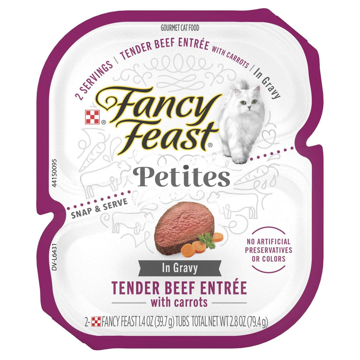 Wet Cat Food Tender Beef with Carrots U993832
